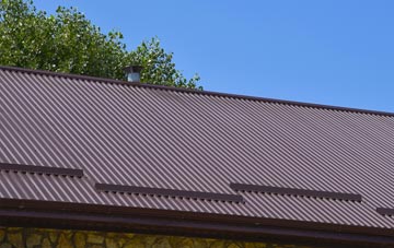 typical Llwyn Yr Hwrdd corrugated roof uses