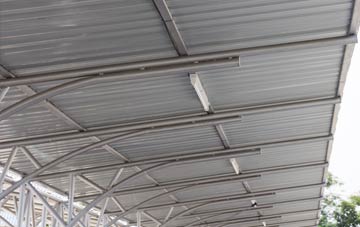 installing Llwyn Yr Hwrdd metal roofing